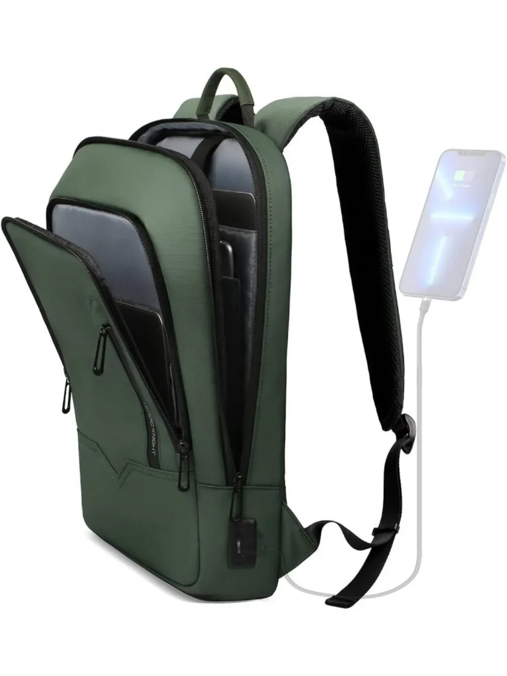 Lightweight Slim Laptop Backpack for Men | Anti-Theft Water Resistant Travel Bag